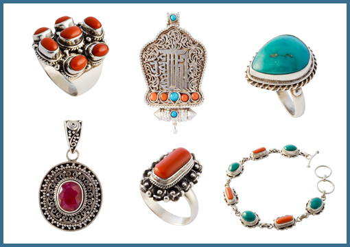 Nieuwe collectie zilveren sieraden uit Tibet en Nepal